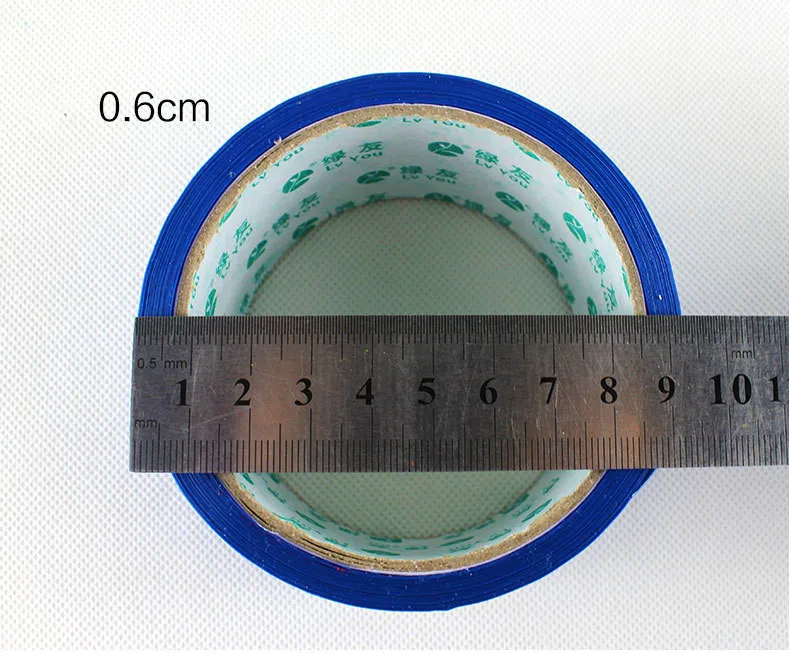 Cinta adhesiva azul transparente de Color sólido, embalaje de montaje, cinta de moda, sellado de alta viscosidad, posicionamiento, cinta de cartón colorida