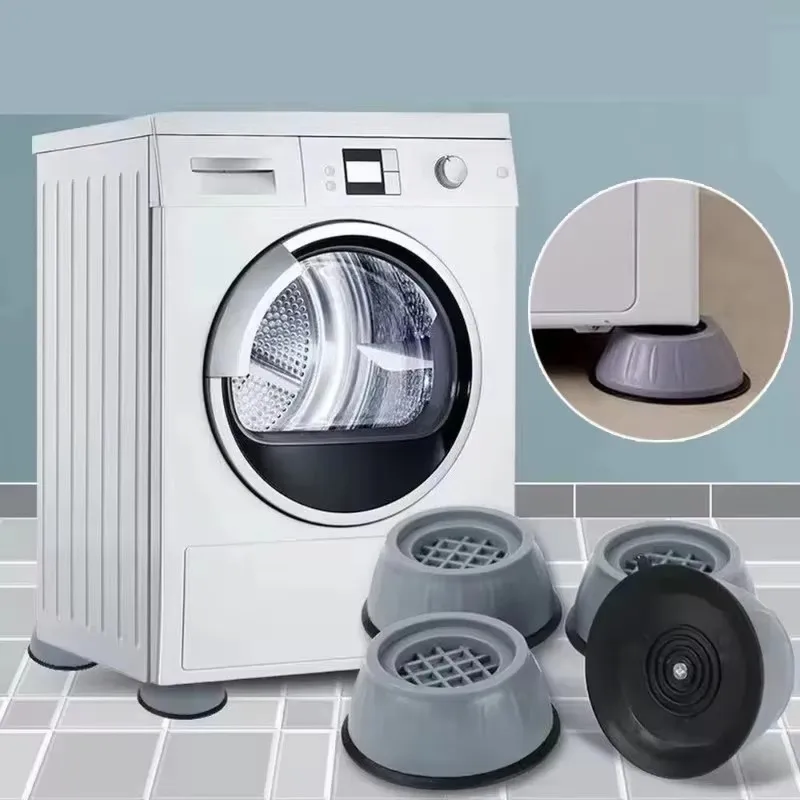 4/8/12/16/20/24pcs Washing Machine Anti-Vibration Pads Base Lifters Moisture-Proof Refrigerator Feet Shock Absorption Covers