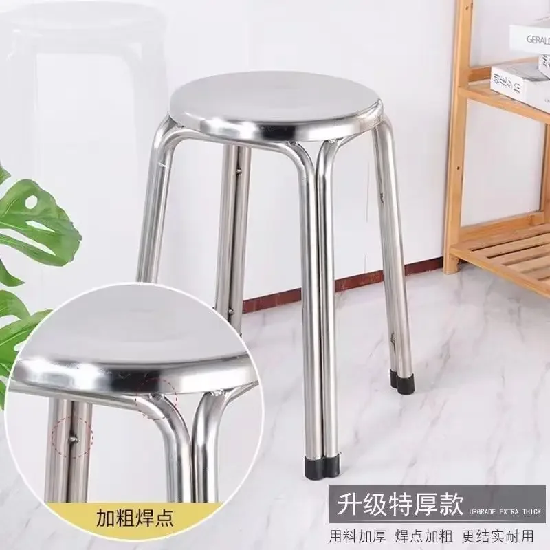 Modern Bar Stool Salon Equipment Furniture Home Step Seat Portable Chair Living Room Metal Small Stool Modern Design Style Furni