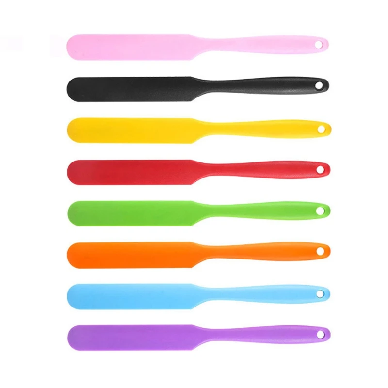 Spatule en Silicone Flexible antiadhésive, pour artisanat époxy, grattoir résistant à chaleur