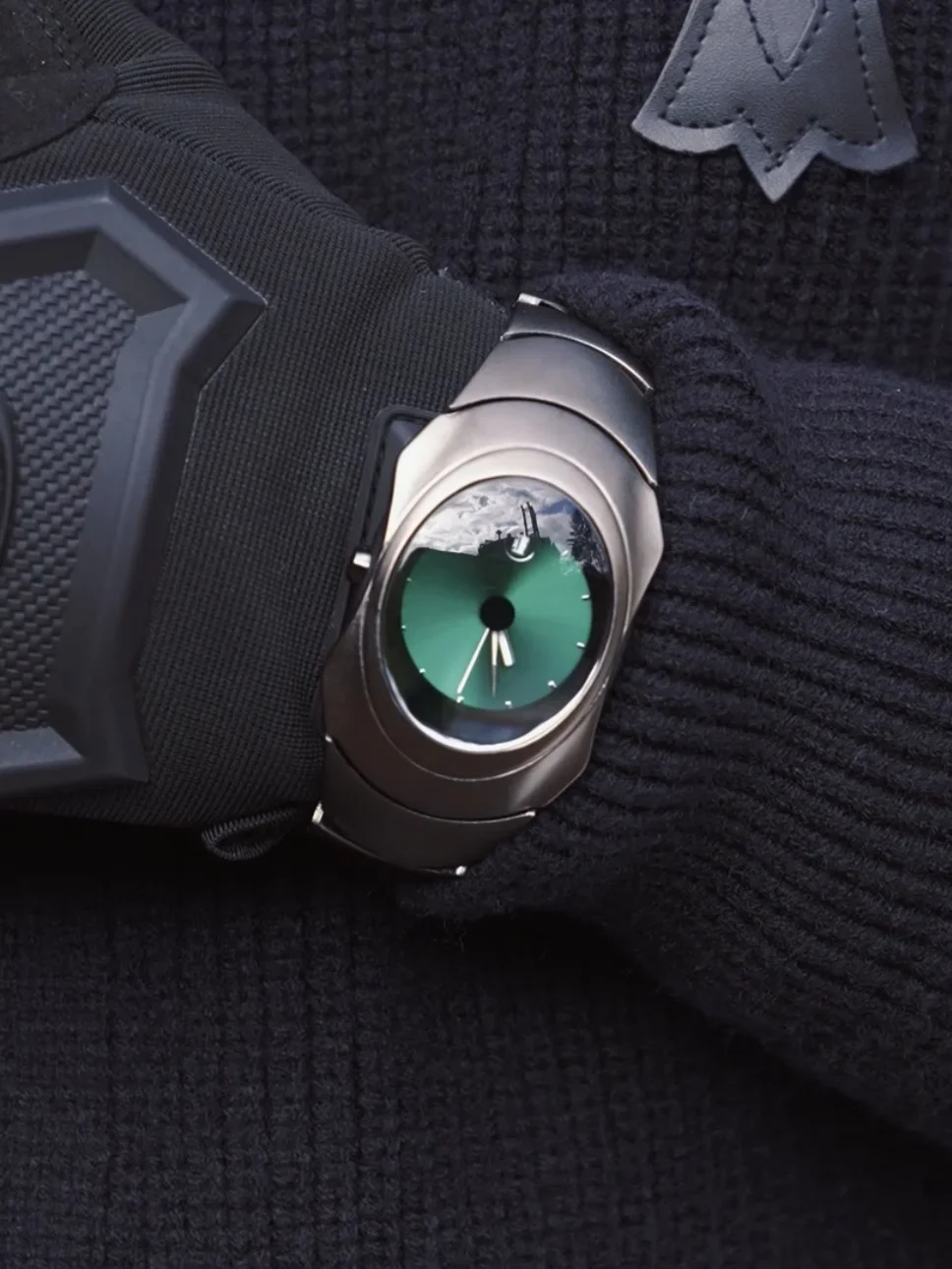 Y2K 오리지널 키오스크 비 오클리 특수 모양 레트로 시계, 남녀공용 패션 트렌드, 하이엔드 인 틈새 디자인