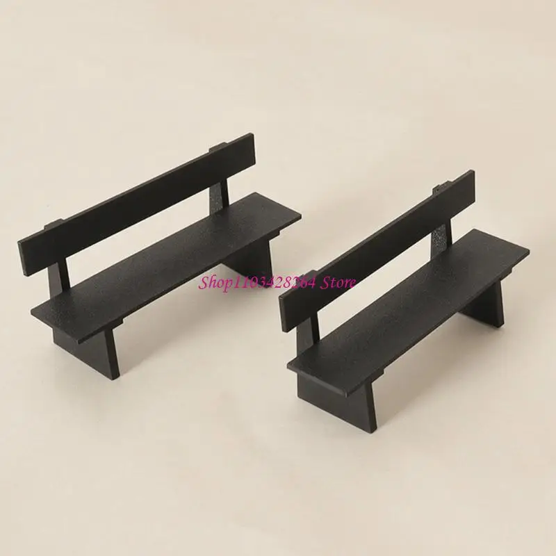 

Doll House Accessories Long Chair Table Furniture Set With Simulation Detailed