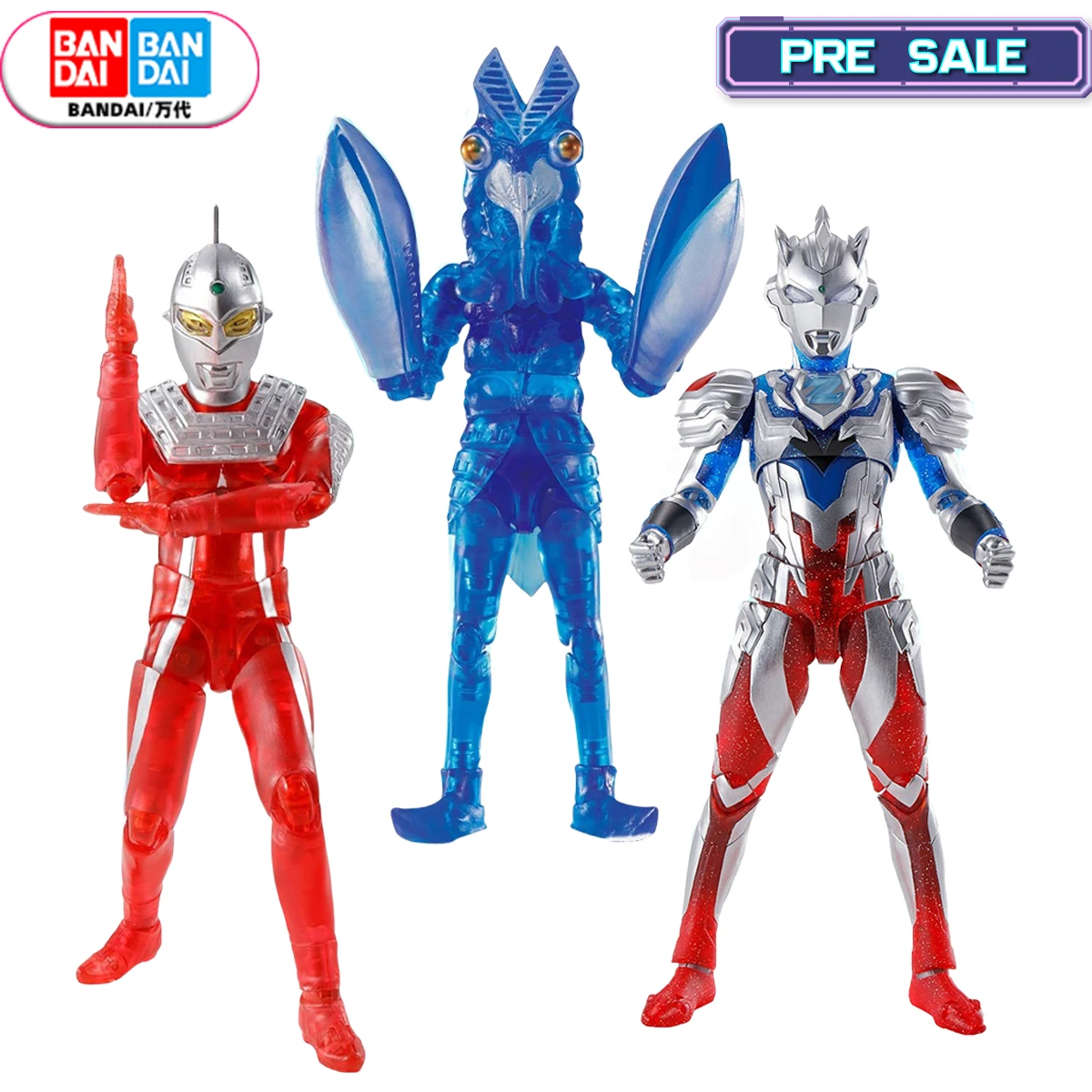 

Bandai Original Ultraman Ichiban Trigger Zeta Seven Baltan Collection Anime Action Figure Toys