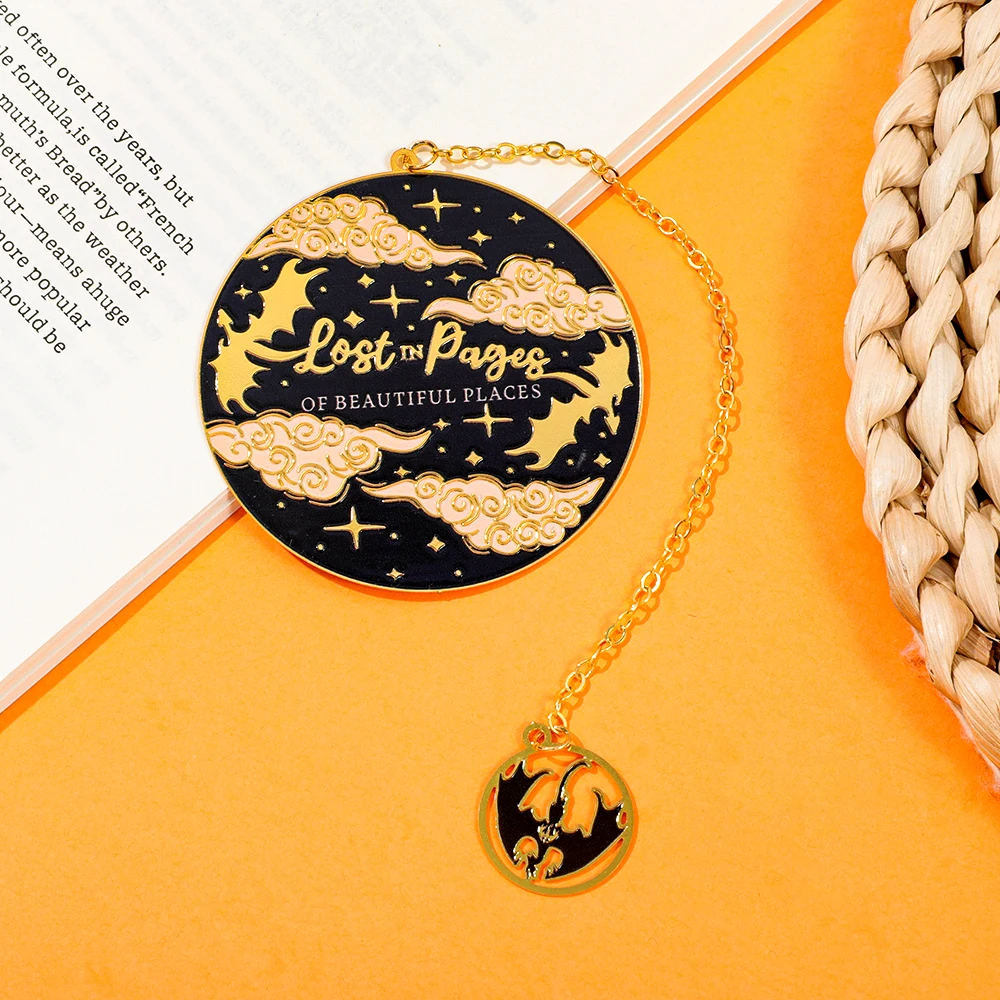 Fantasy Fourth Wing Dragon Metal Bookmarks Dragon Lovers Book Fans Reading Accessories Book Markers Literature Lovers Gifts