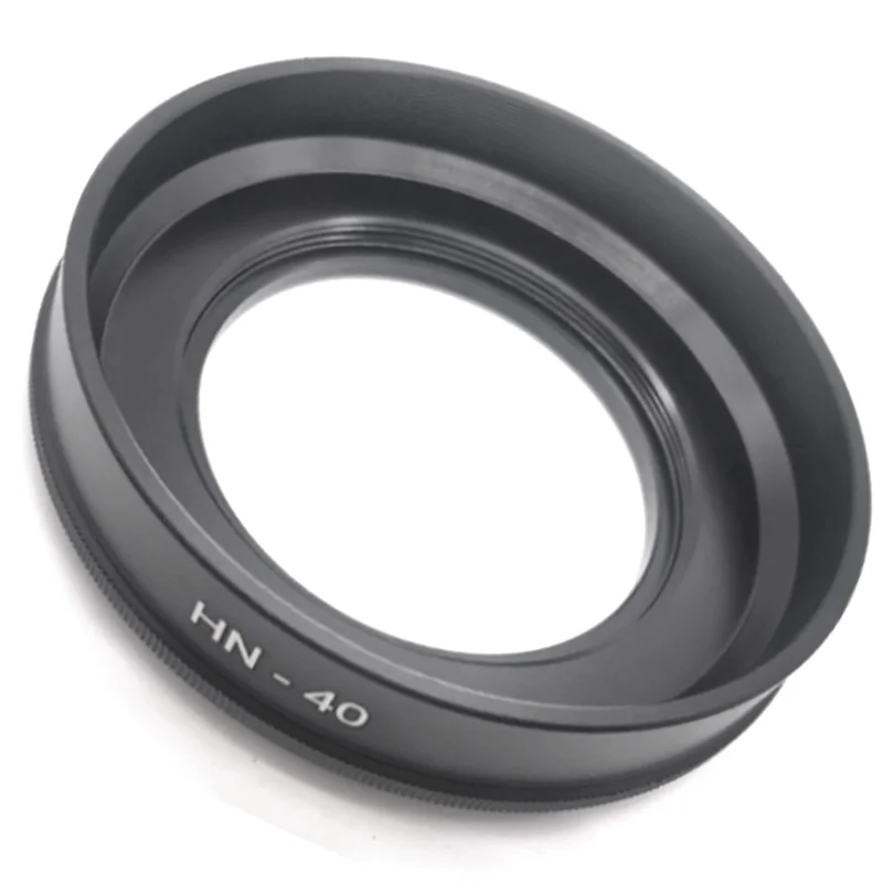 HN40 46mm Metal Bayonet Mount Lens Hood Cover for Nikon Z Mount Z50 Z DX 16-50mm F3.5-6.3VR Camera Lenses