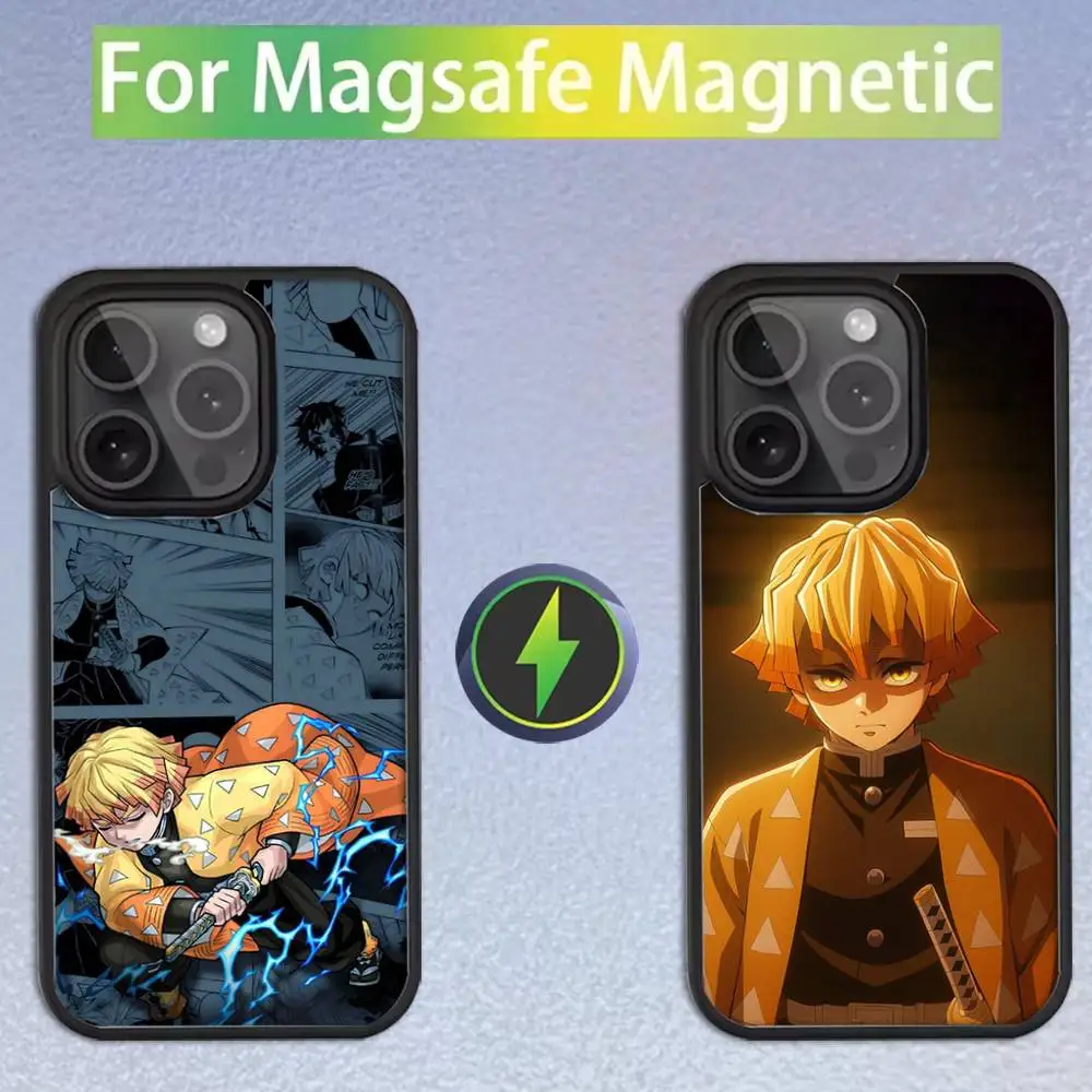 

Agatsuma Zenitsu Anime Phone Case For iPhone 17,16,15,14,13,12,11,Pro,Max,Plus,Mini,SE4,E Magnetic Magsafe Wireless Charging
