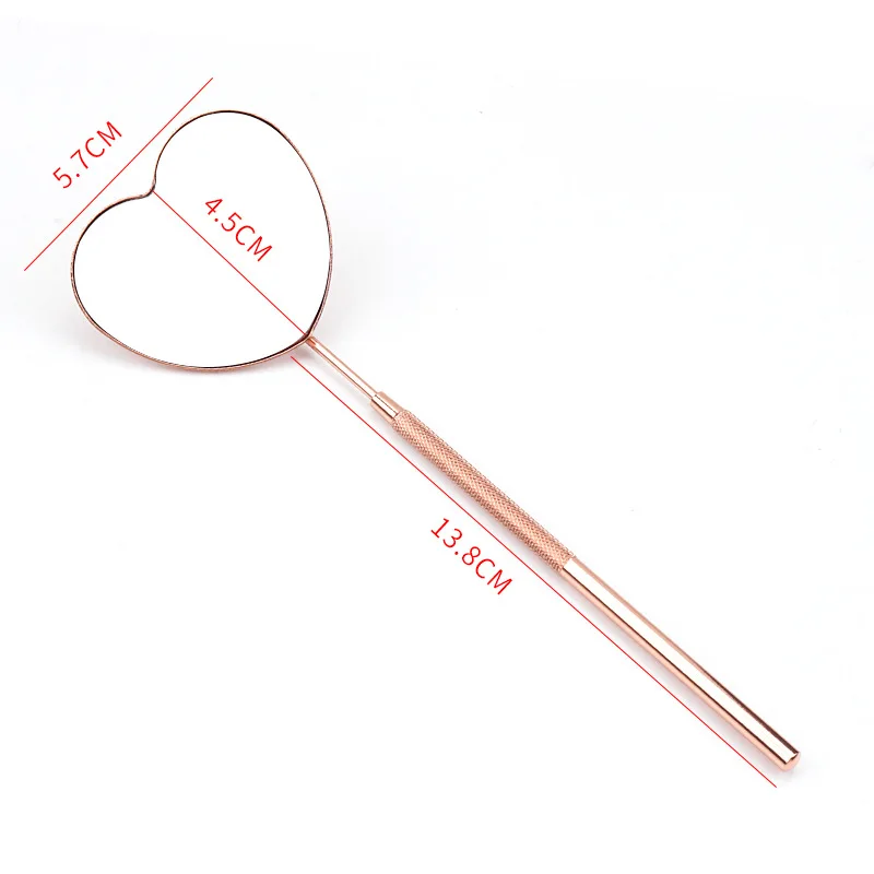 Multifunction Lashes Mirror Stainless Steel Magnifying Mirror For Checking False Eyelashes Extension Lash Makeup Supplies