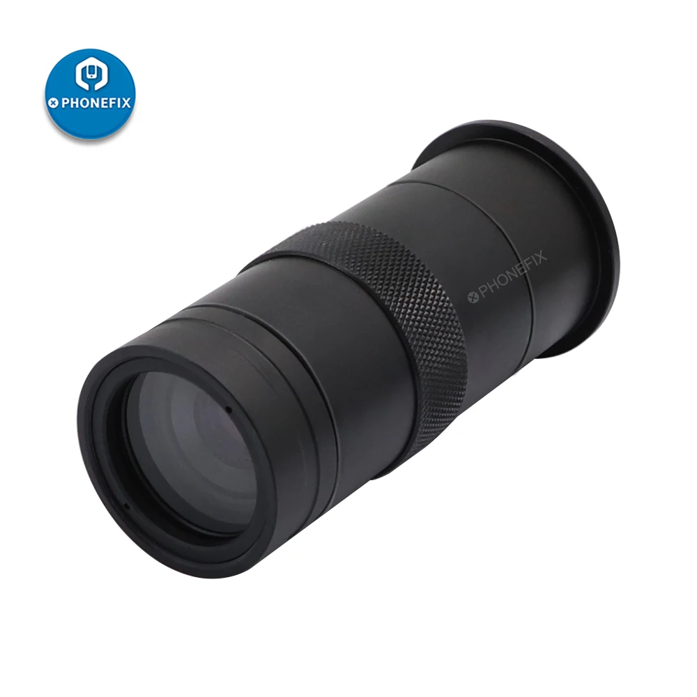 250X 200X 130X 0.1X-0.5X Adjustable Magnification Monocular Zoom C mount Lens For Industry HDMI VGA USB Video Microscope Camera