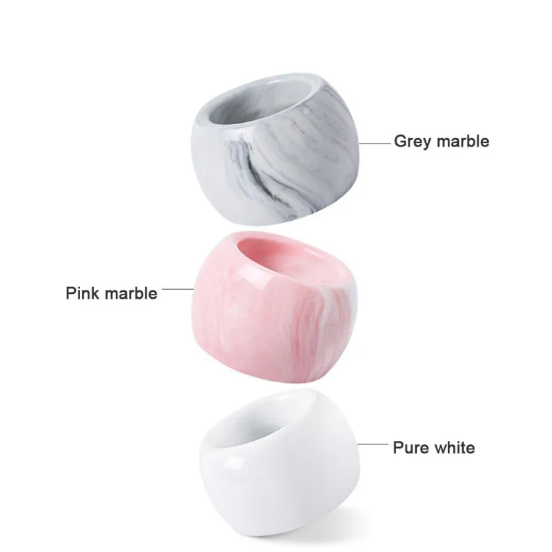 Ceramic Electric Toothbrush Holder Nordic Marbling Round Base Bracket Storage Rack Bathroom Shower Tooth Brush Stand Shelf