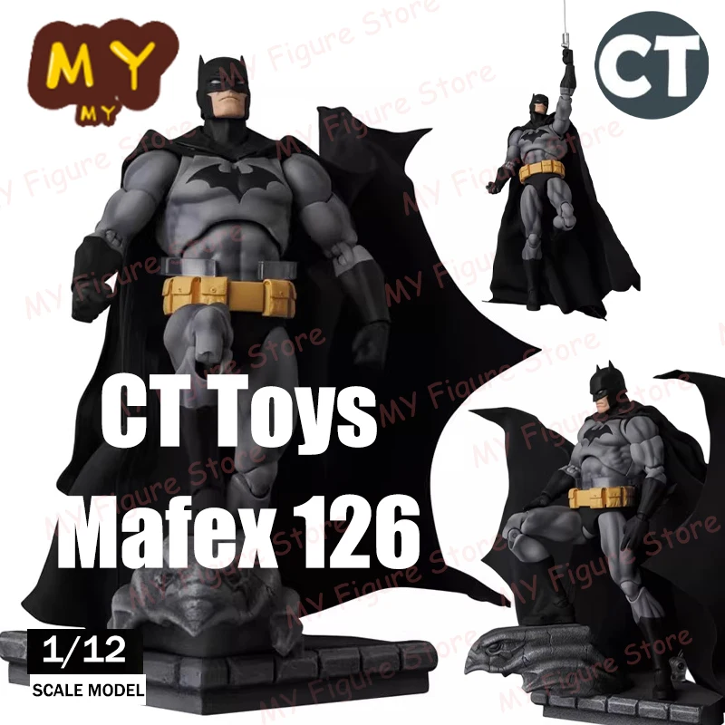 

NEW CT Toys Batman Mafex 126 Figure Batman Action Figures DC Justice League Hush Figurine The Dark Knight Collection Kid Toy