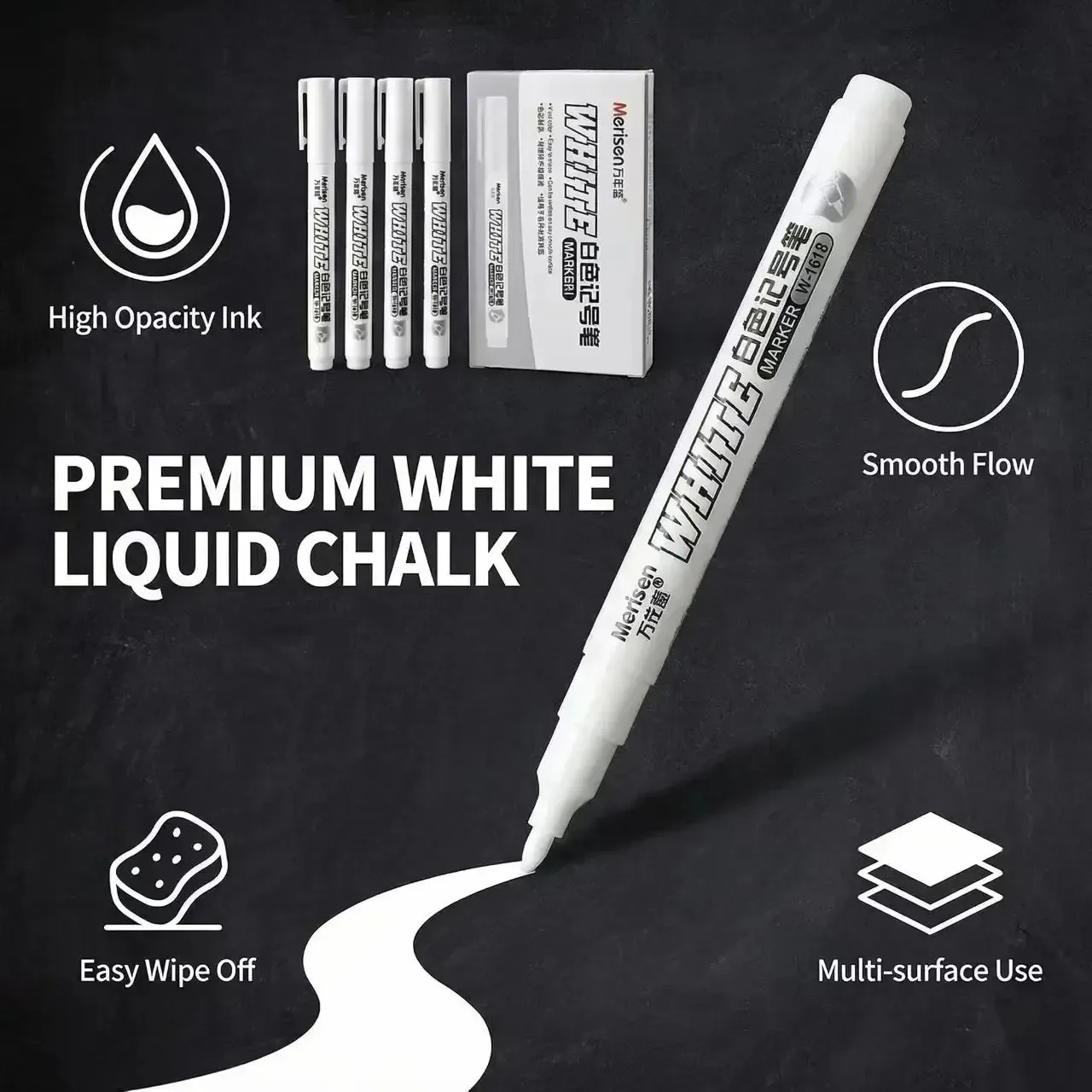 1-5pcsWaterproof White Marker Pen for Tire Painting, Fabric, Wood, and Leather - Permanent Alcohol Paint Graffiti Pen with Oily