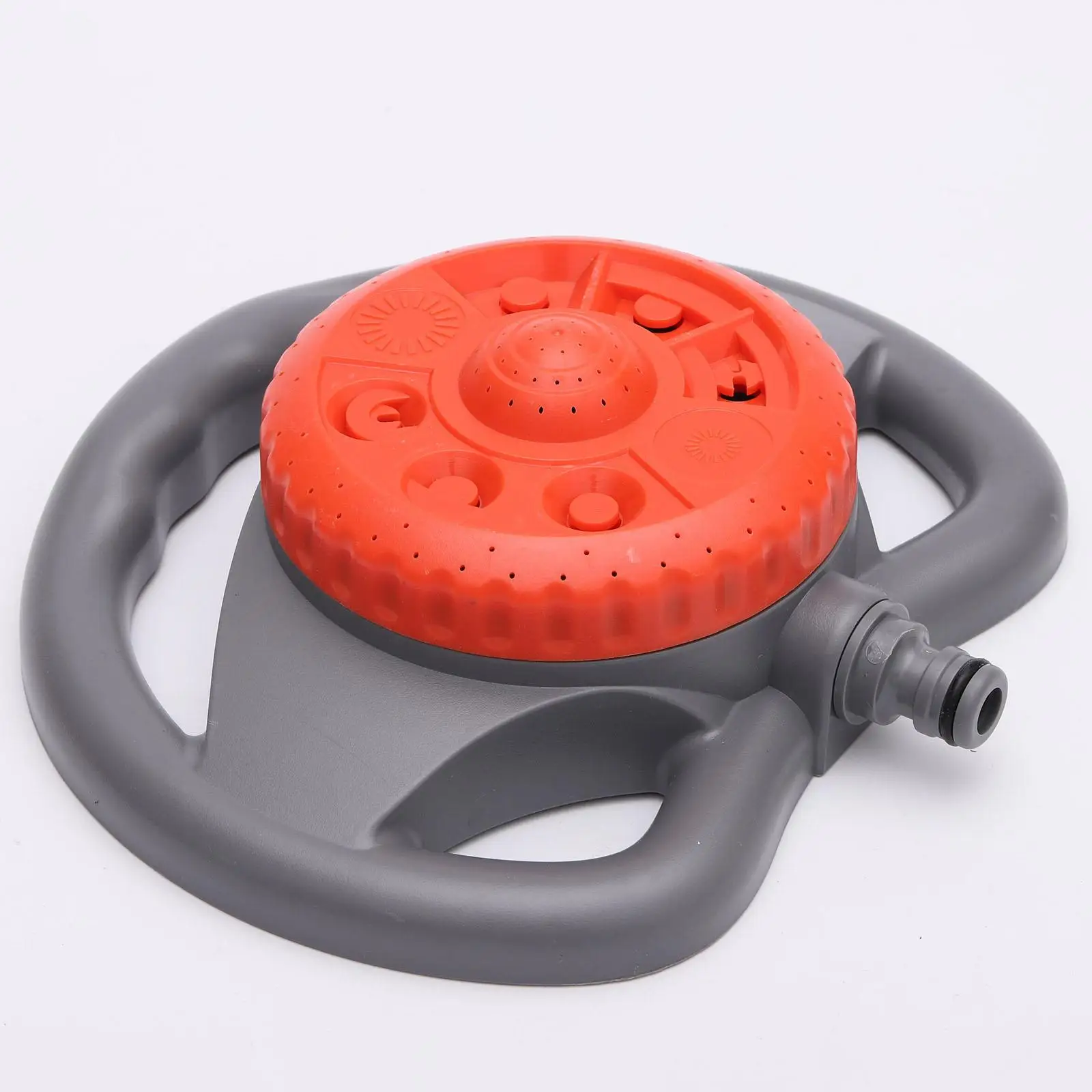 8 Pattern Turret Sprinkler Ground Sprayer Multipurpose Automatic Irrigation Tool for Playing Outdoor Yard Walkway Garden