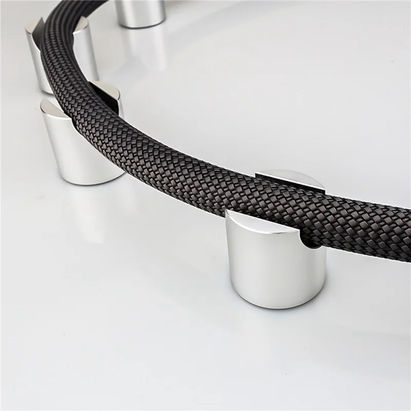 

M05K 8Pcs HIFI Cable Stand Booster Holder Support Frame Anti-Shock Foot Multi-Function Speaker Cable Trailing Pad Silver