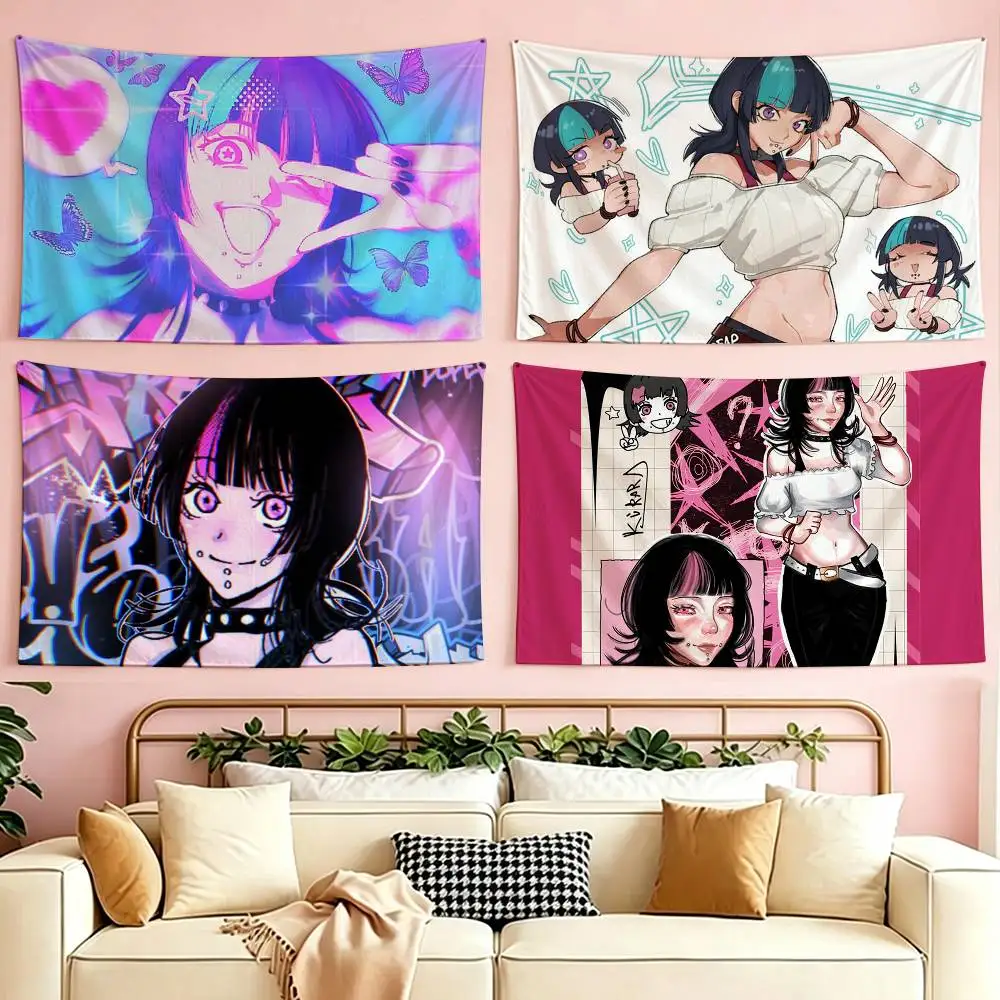 K-Kirara H-Hoshi flag Suitable For Party Club Outdoor Interior Wall Decoration Banner Fans Gift