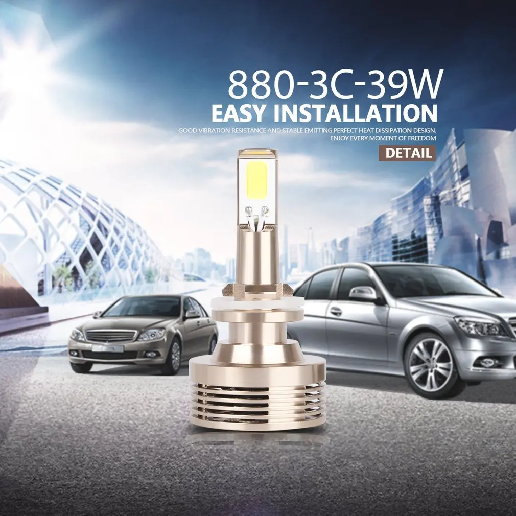 Super Bright Led Lights Auto Head Light Bulbs Head Lamp Conversion Kit Car Vehicles Shakeproof Lights