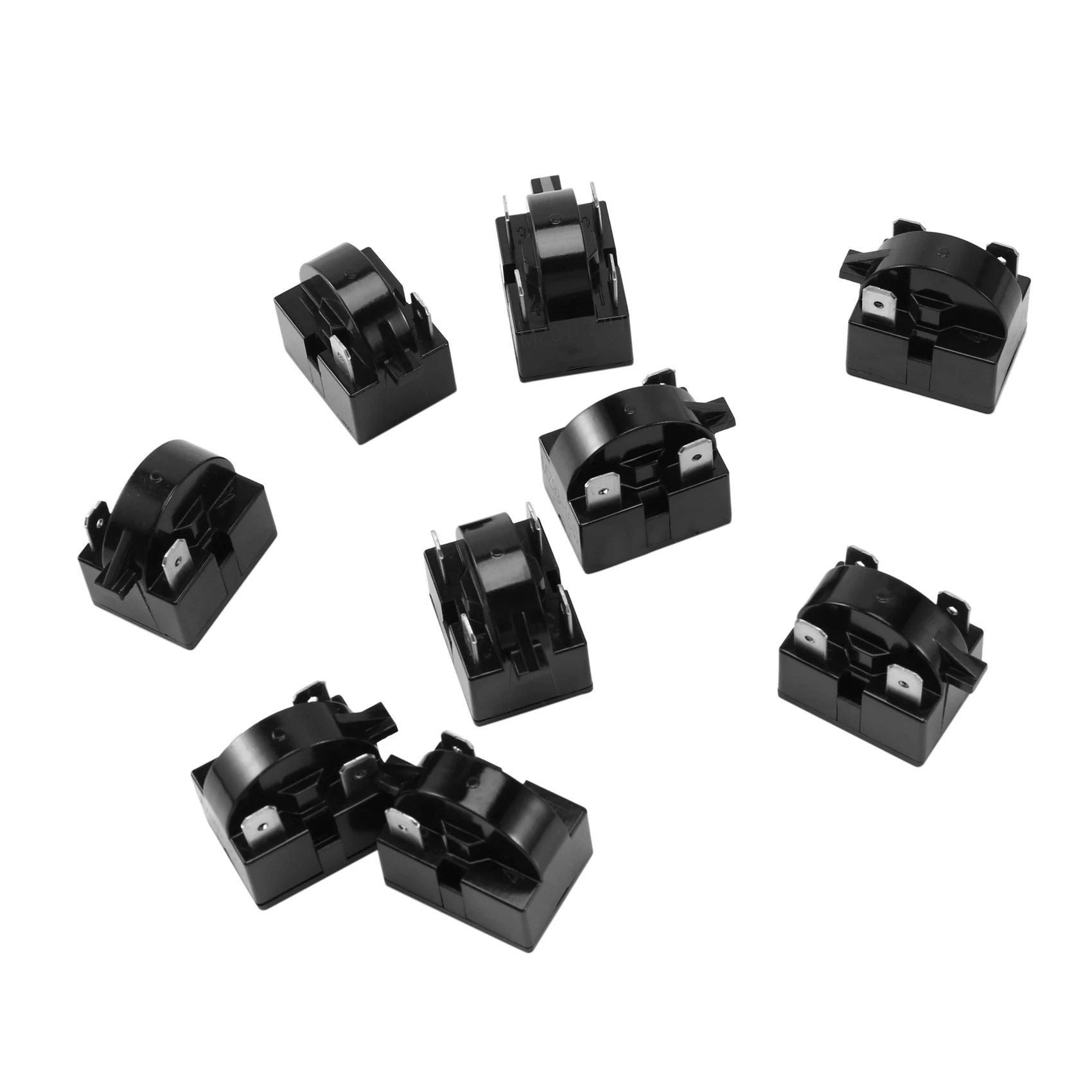 9Pcs Refrigerator Spare Parts Starter Parts 2 3 4Pin 12 15 22Ohm Ptc Starter Relay Accessories