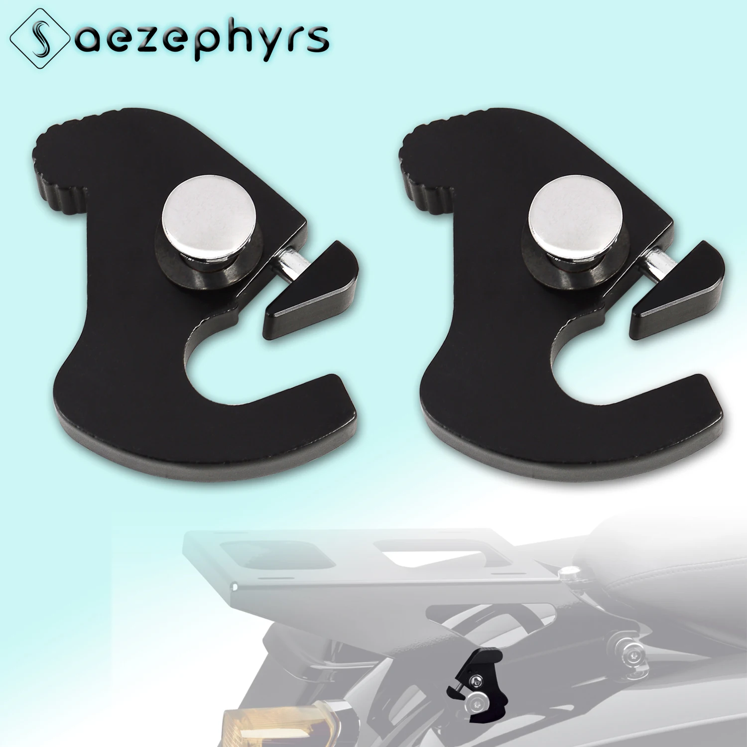 

Motorcycle Detachable Rotary Sissy Bar Luggage Rack Latches Clips For Harley Touring Softail Sportster Electra Glide Road King