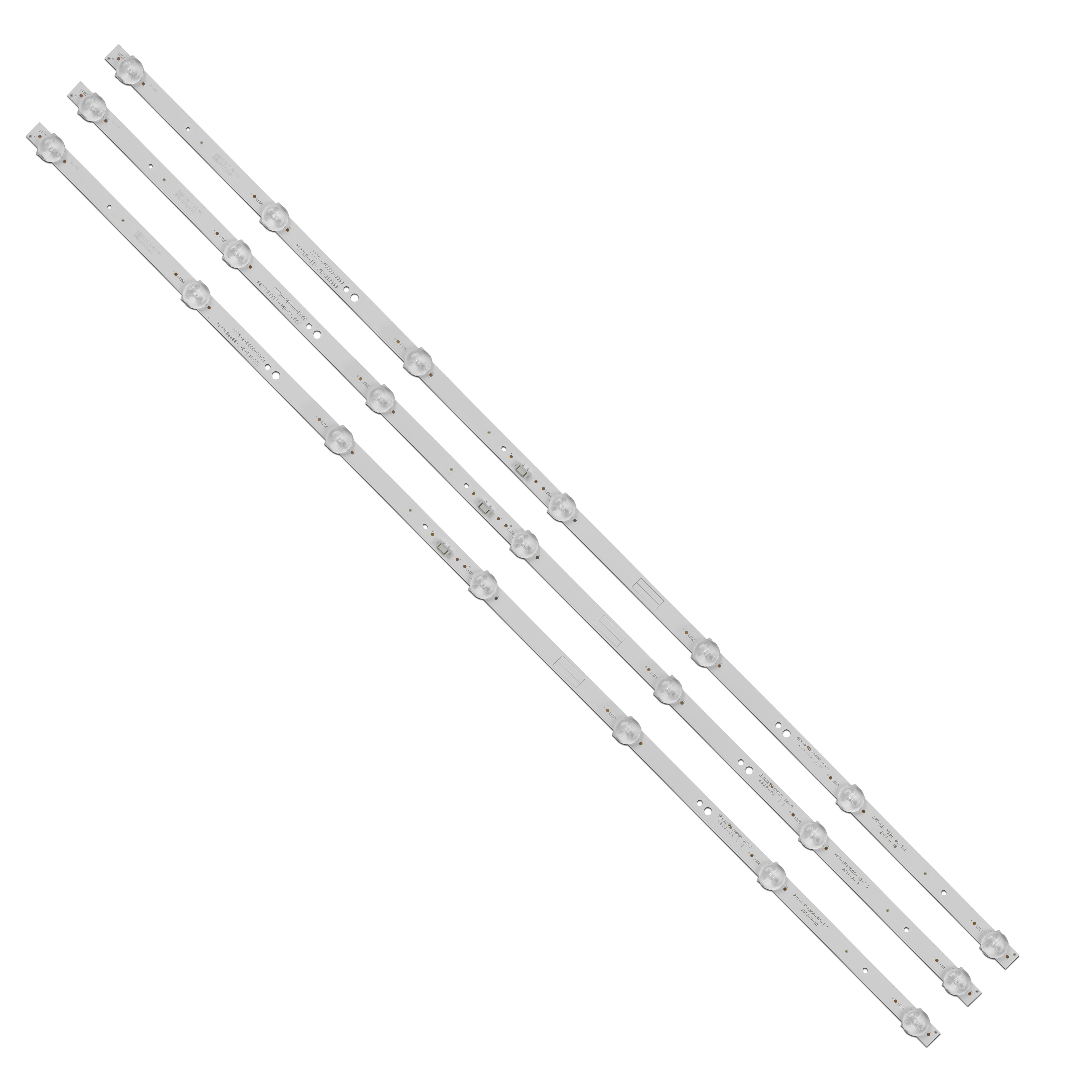

LED bar 40E2 40X6 40E2A 40K5C 40E1C 40E2AS 5850-W40000-9P00 5850-W4000-9P00 5850-W40000-9P10 7779-640000-D060 APT-LB17086-40-1.3