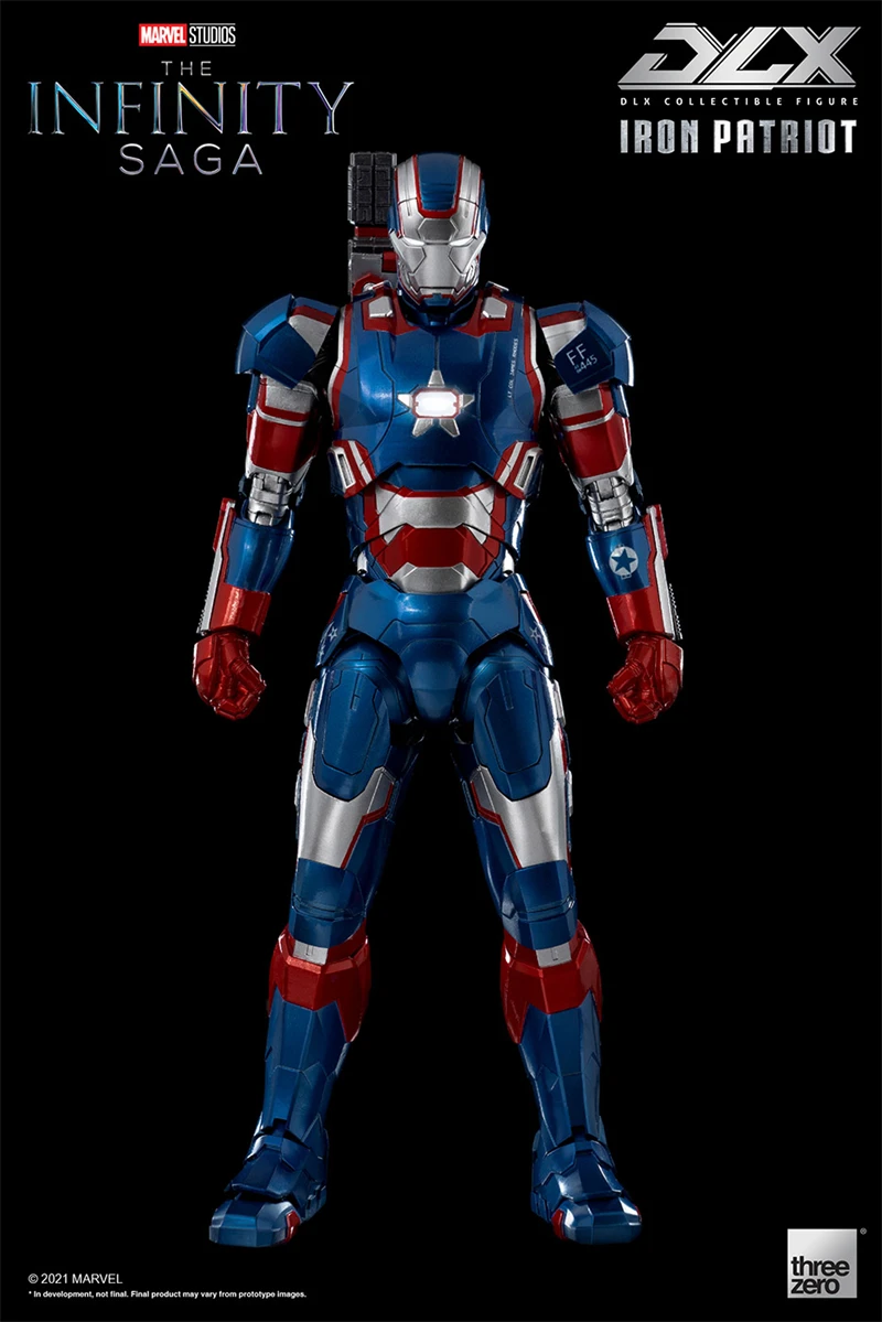 【In Stock】3A Threezero DLX Iron Man Patriot The Infinity Saga Action Model Collectible Figure Toys