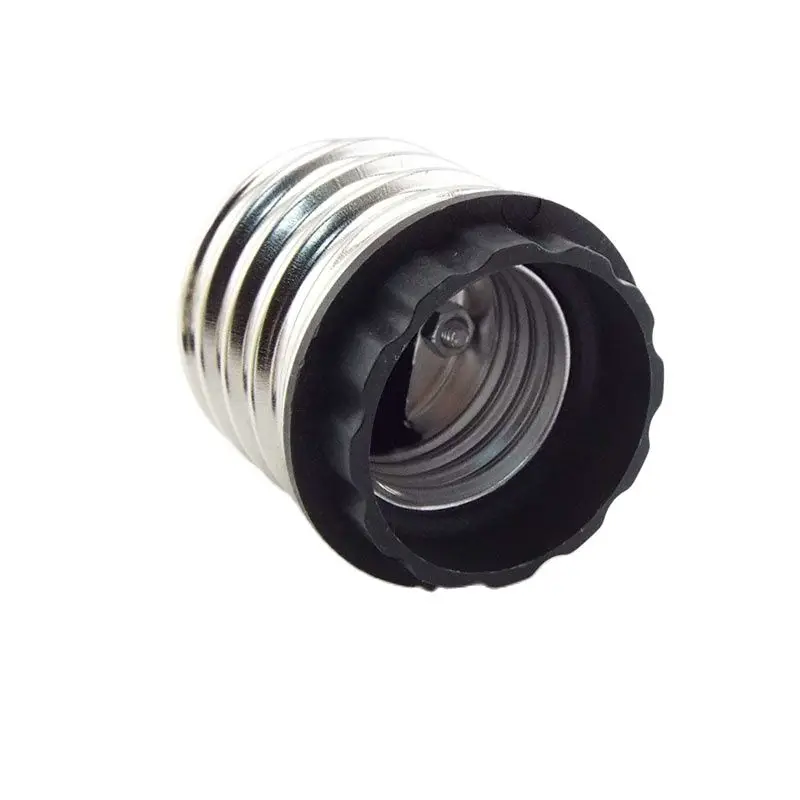 2pcs LED Power Adapter E40 To E27 Socket Lamp Base Holder Plug Extender Led Light Converter A6