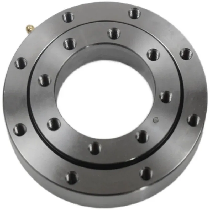

Rotary toothless slewing bearing assembly small turntable table base robot arm