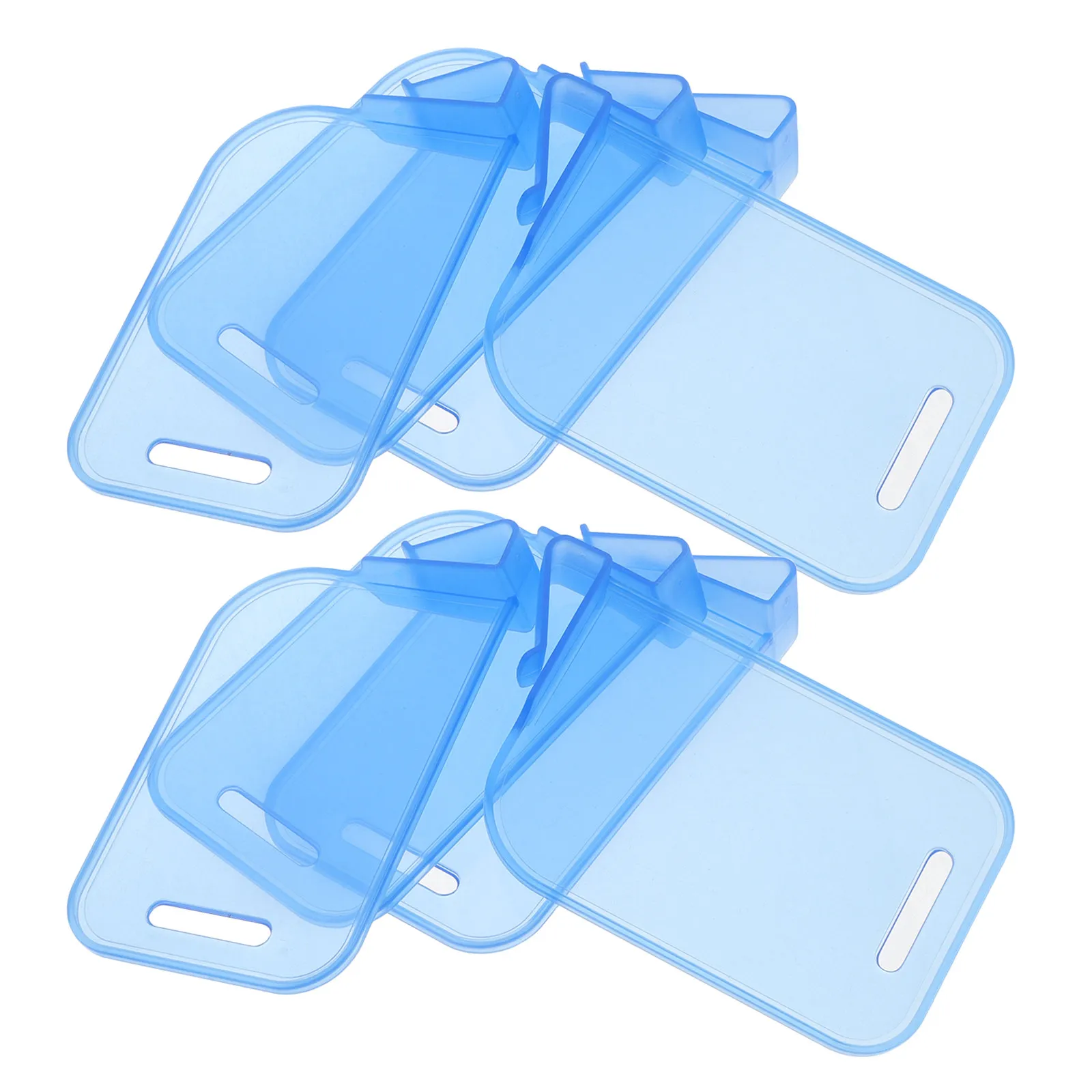 

10 шт. разделителей для спортивных карт, пластиковые зажимы для хранения, синие, многоразовые, регулируемые барьеры для системы сортировки карт