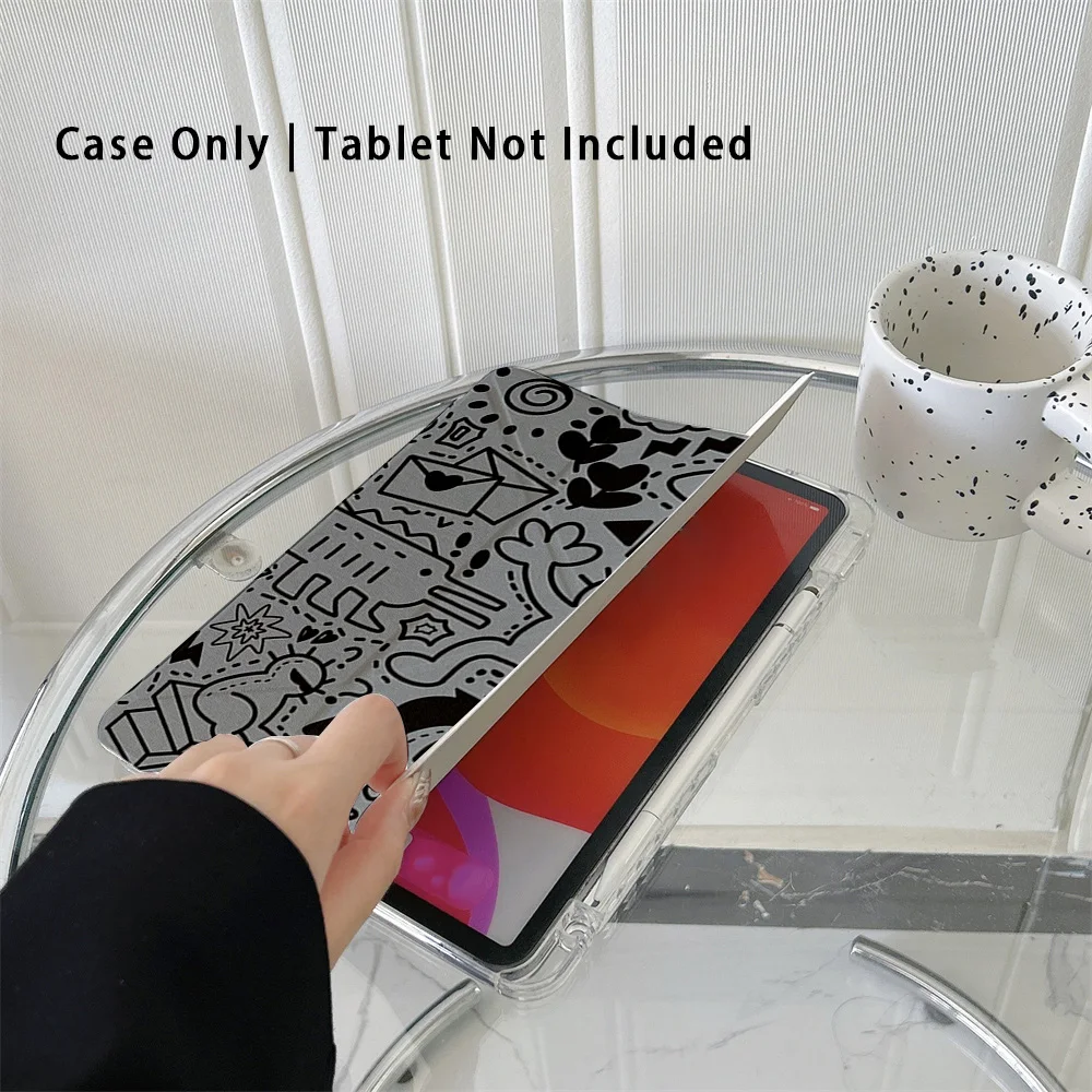 حافظة لجهاز ipad، حافظة ذكية متوافقة مع iPad Air 6، Air 5,4، ومتوافقة مع iPad 10 - متوافقة مع iPad Pro 2024