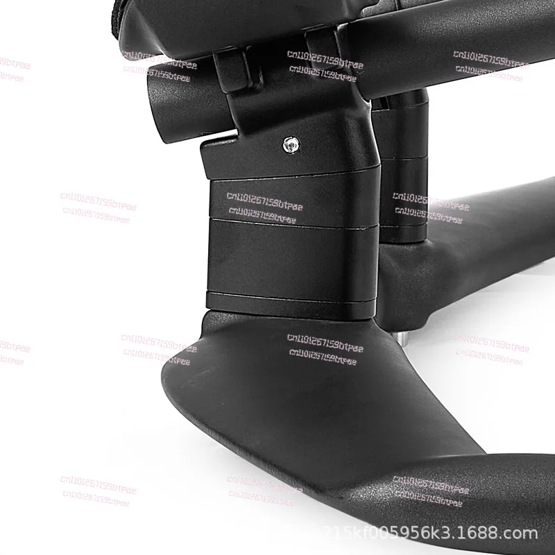 حشية 15 درجة من ألياف الكربون بالكامل كسر الذبابة الميتة مقبض TT مقبض مسند الدراجة على الطريق مقبض ميداني #5