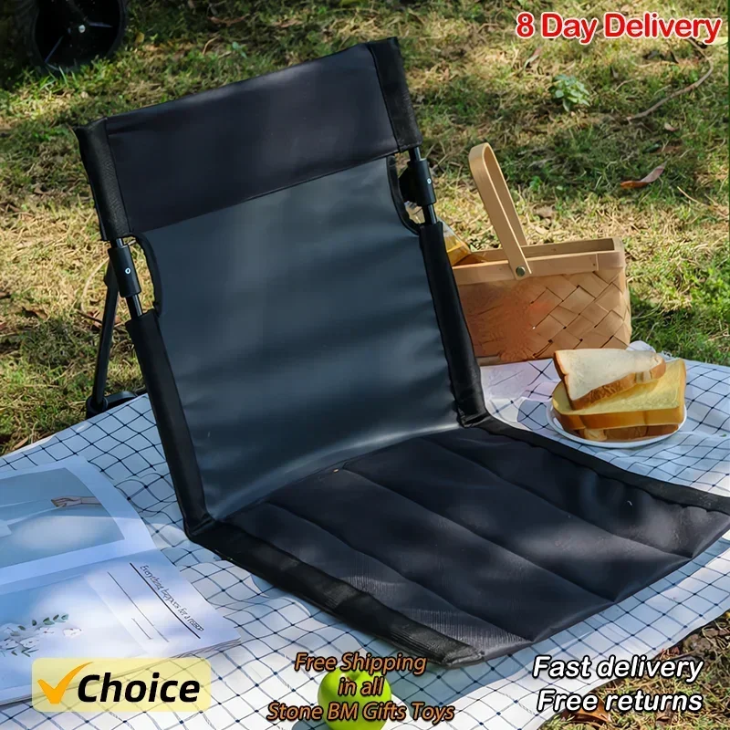 Krzesło plażowe Outdoor Easy Recliner Camping Lekkie składane krzesło rekreacyjne Park plażowy Przenośne krzesło Leniwa poduszka trawnika