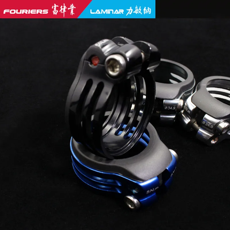 

FOURIERS Bike Seat Clamp ROAD Mountain bike seat post clamp MTB aluminum alloy bicycle seatpost clamp 31.8/34.9mm