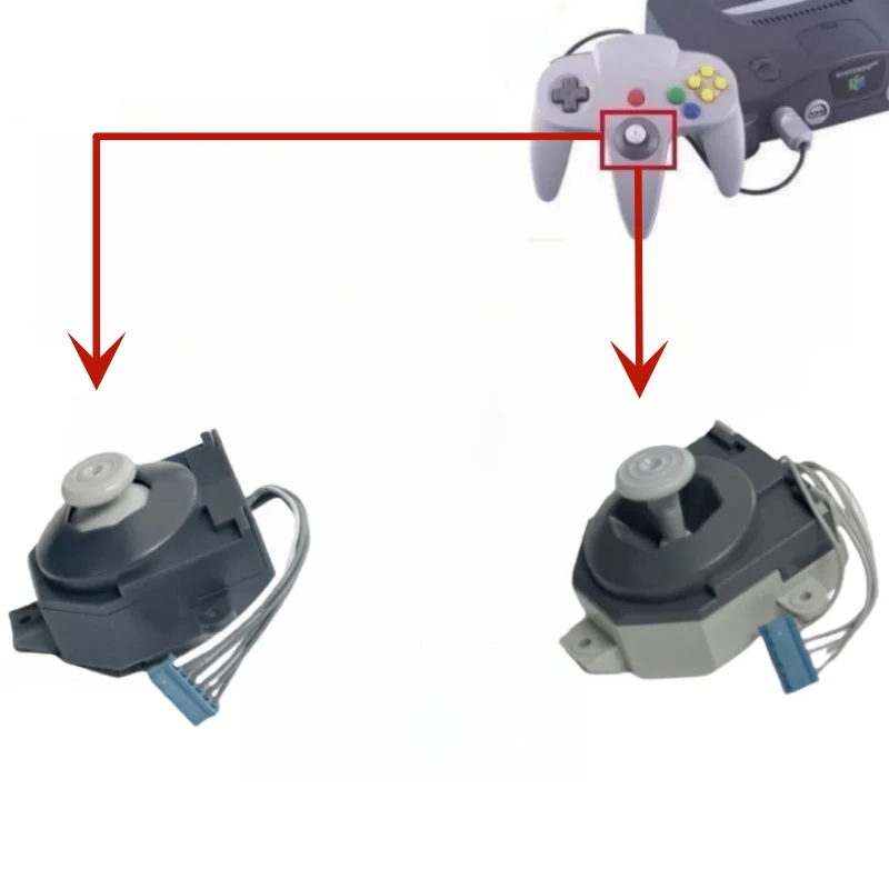 Thumbstick de substituição original para controle de Nintendo GameCube/N64.