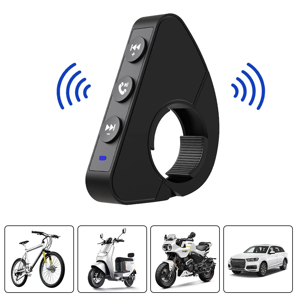 

Car Steering Wheel Control Bluetooth 5.3 Remote Controller Wireless Universal 3 Buttons Smart Control For Cell Phone