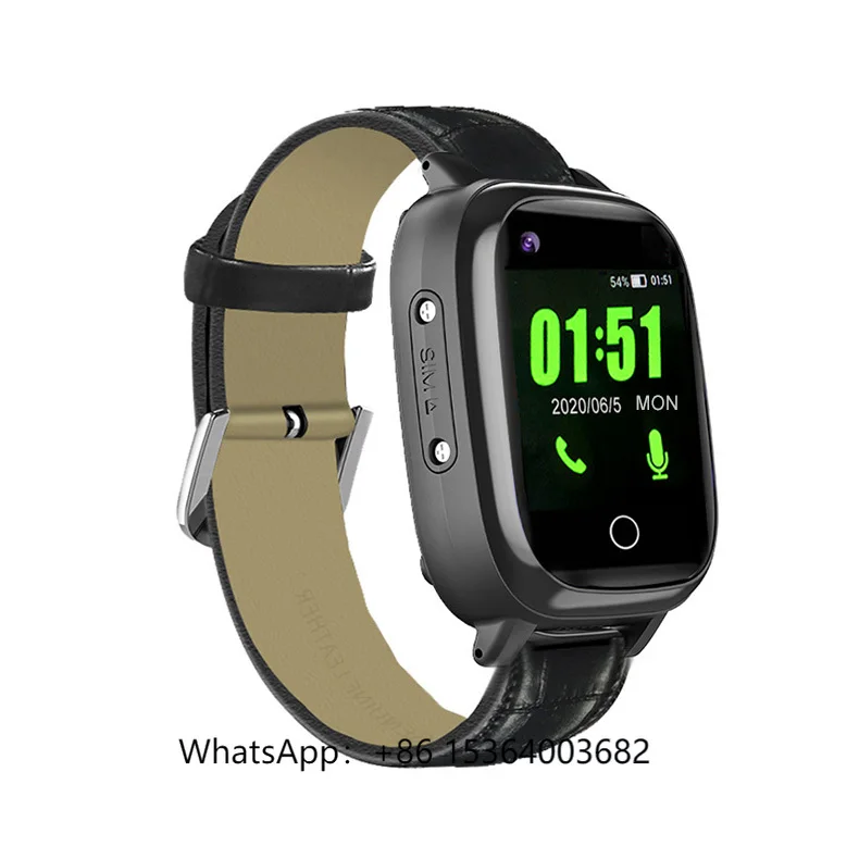 

TJXL-T5s 4G Wifi Sos Anti Lost Anti Fall Down Temperature Gps Tracking Ios Android Phone Gps Smart Watch Elderly