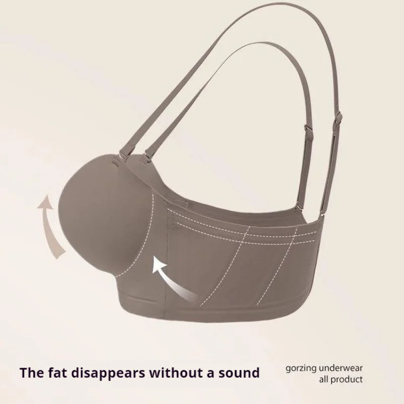 Seamless Push-Up Bra Enhances Small Bust Lingerie Lift Side Support Anti-Sagging 2024 New Style Comfortable Underwear