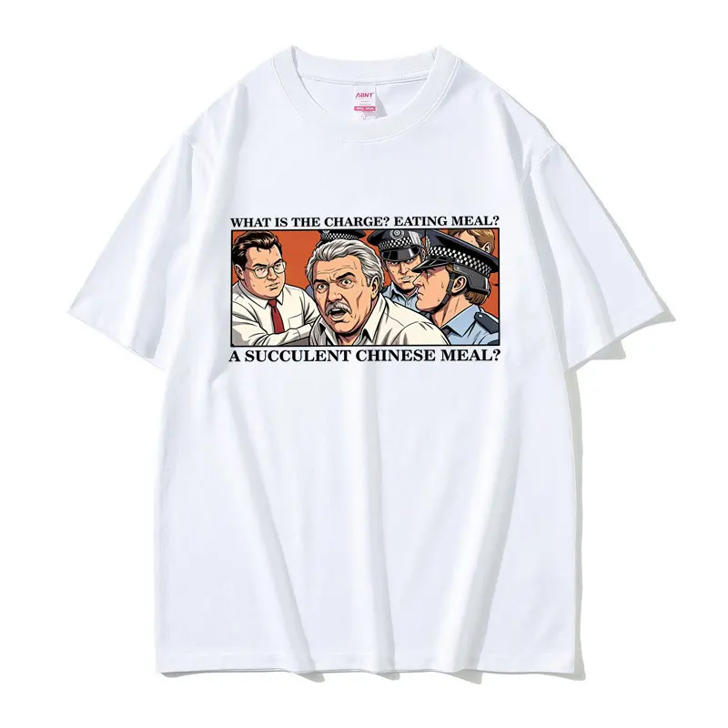 Succulent Chinese Meal Funny Meme T-shirt Men Women Fashion Casual Humor Short Sleeve T Shirt Men's Vintage Pure Cotton T-shirts