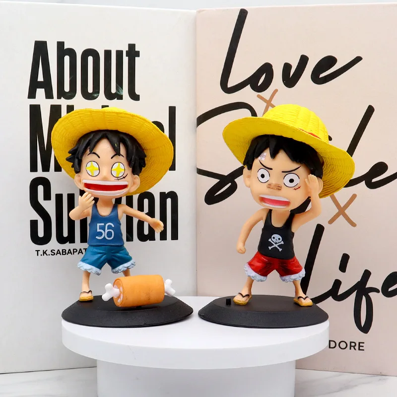 13 cm Anime One Piece Parodie Ruffy Action Figur Modell Spielzeug Geschenk Sammlung Desktop Auto Ornament