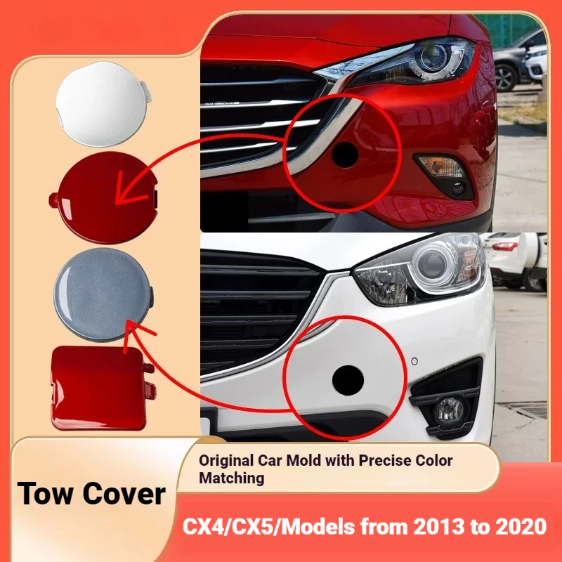 For new and old Mazda CX4 cx5 front and rear trailer cover, trailer hook tow cover, front and rear bumper trailer hole cover