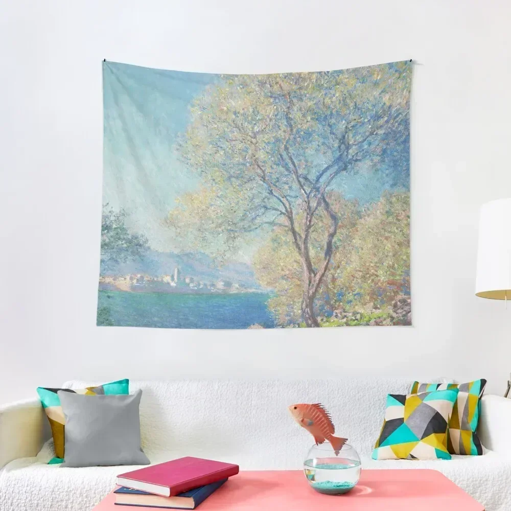 

Claude Monet - Antibes Seen from La Salis Tapestry Bedroom Decor Aesthetic Wall Tapestries Tapestry