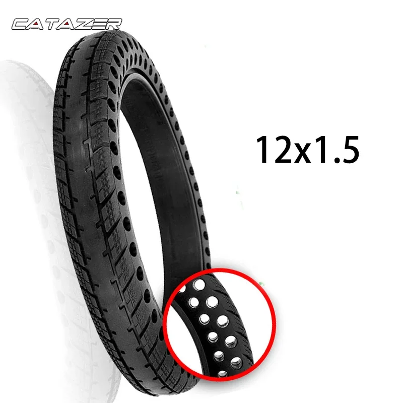 

Electric Scooter 12*1.5 12*2.125 Honeycomb Solid Tire Explosion-Proof 12 1/2*2 1/4 Solid Tires 12 Inch Solid Tire Bicycle Tires