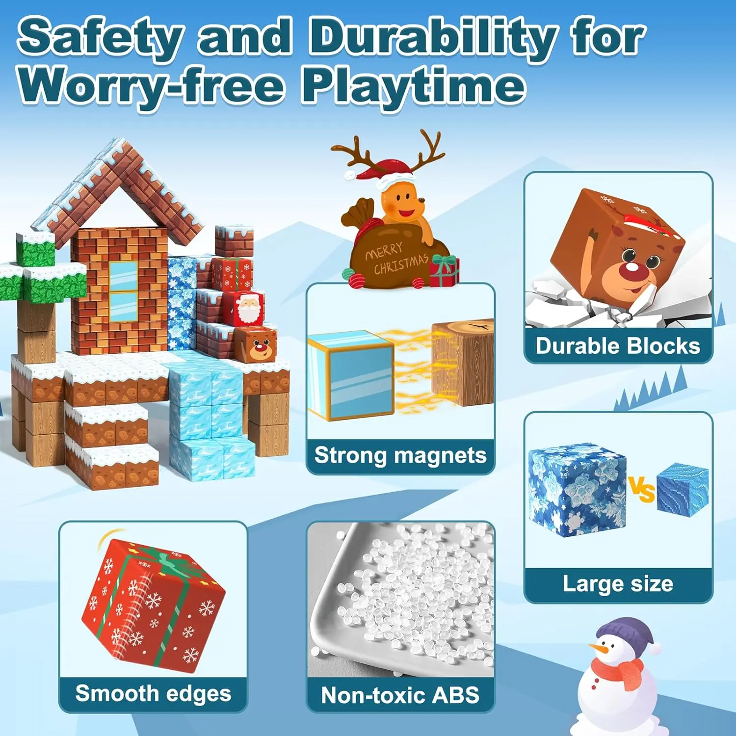 اللبنات المغناطيسية الألغام العالم مكعب المغناطيس العالم مجموعة للبنين بنات طفل سن 3 + البناء DIY نموذج الأطفال الألعاب الحسية