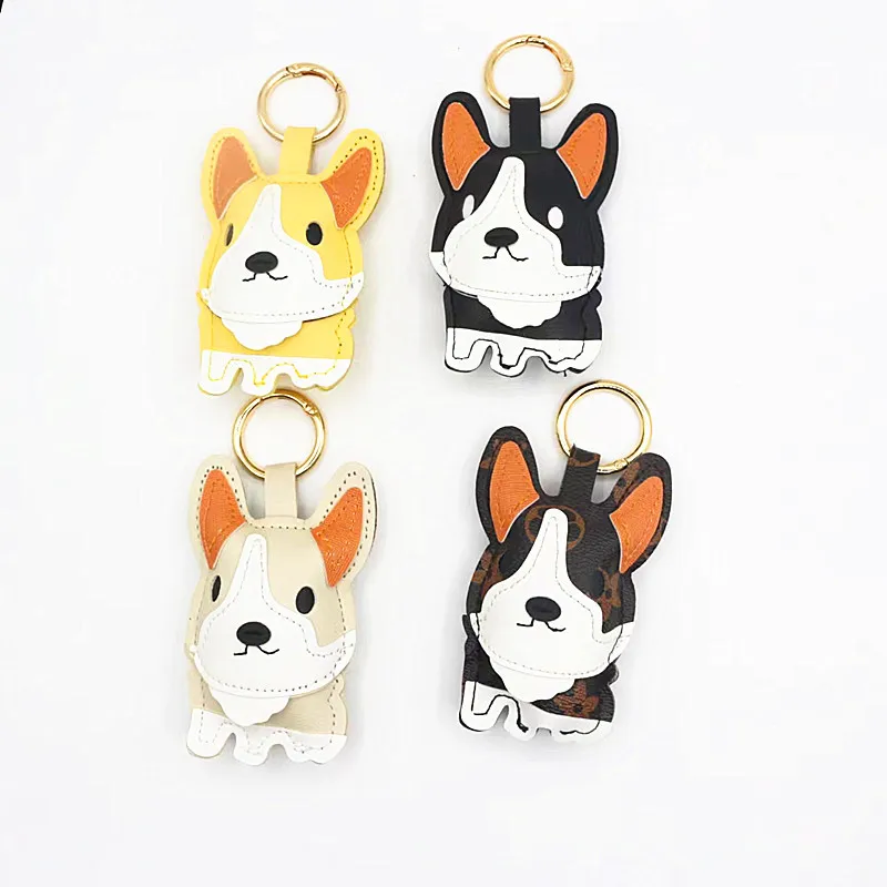 

Сумка унисекс, подвески в стиле ретро, мультяшный щенок, милые кавайные модные кожаные аксессуары для сумок, универсальные высококачественные брелки