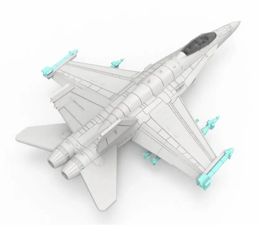 스노우맨 SG-7054 1/700 F/A-18D 호넷 스트라이크 전투기 (공대지) 모델 키트