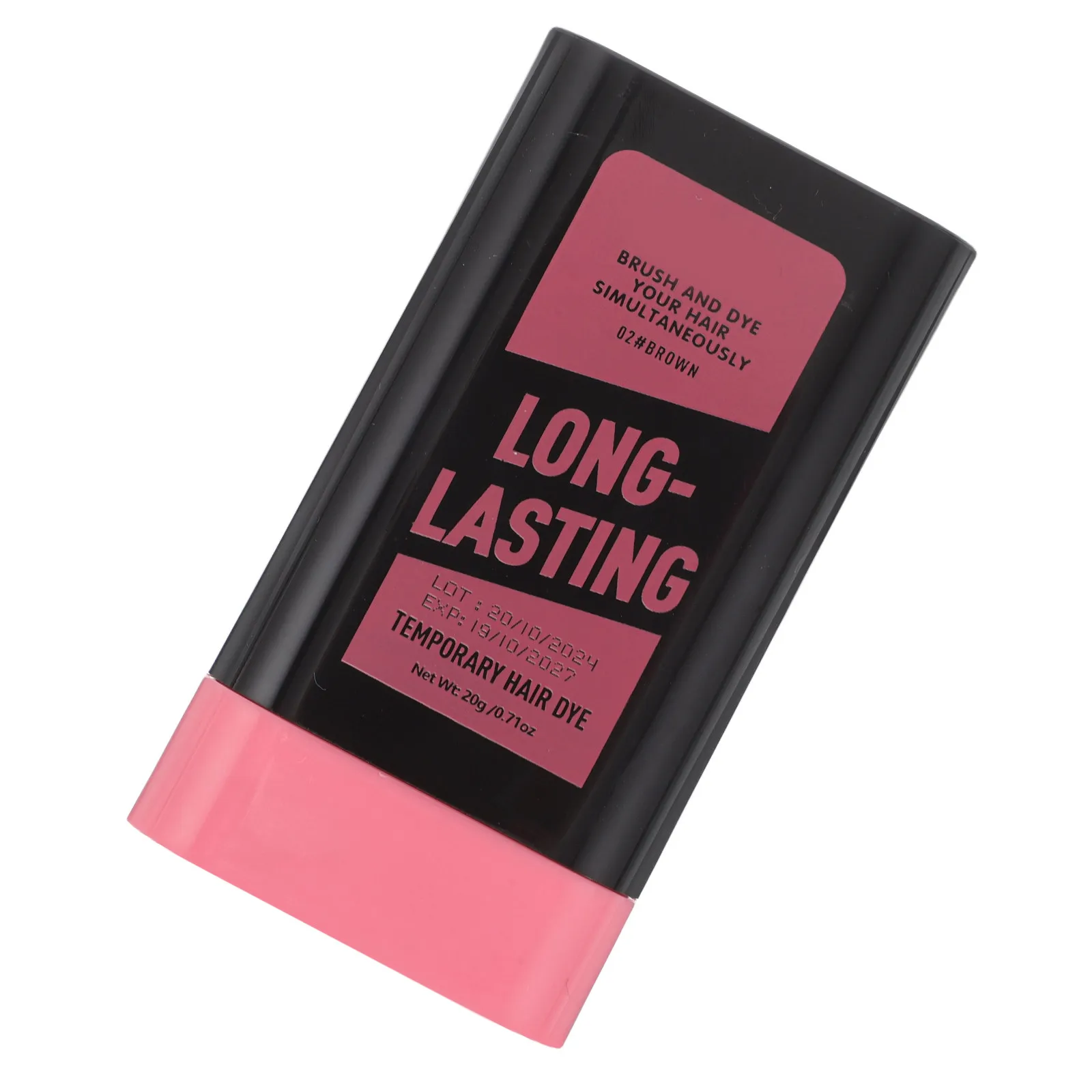 

Hair Dye Disposable Stick Color for Women Convenient Comb Dyes Grooming Light Brown