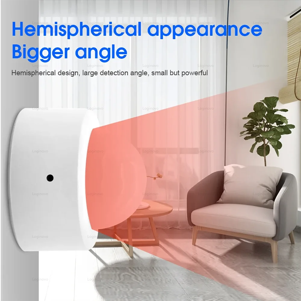 Tuya Zigbee Mini Smart PIR Motion Sensor Human Body Infrared Detector Security Alarm Work With Alexa Google Home Smart Life