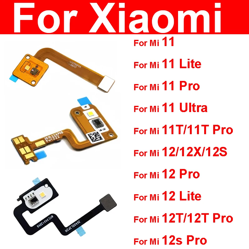 

Flash Light Proximity Sensor Flex Cable For Xiaomi Mi 11 12 Pro Lite Mi 11TPro Mi 11 Ultra Distance Proximity Sensor Flex Ribbon