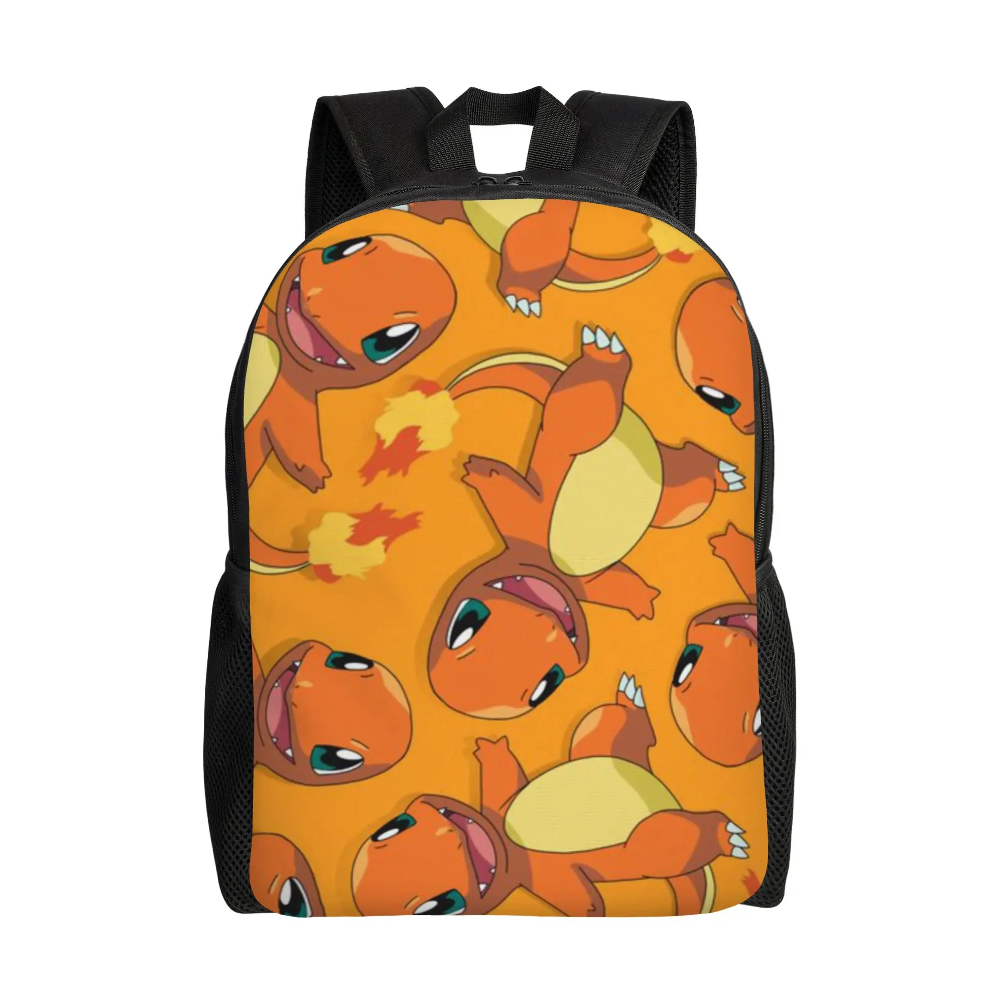 

Back to school season Fire Tail Lizard Knapsack Charmander Unisex Versatile Backpack