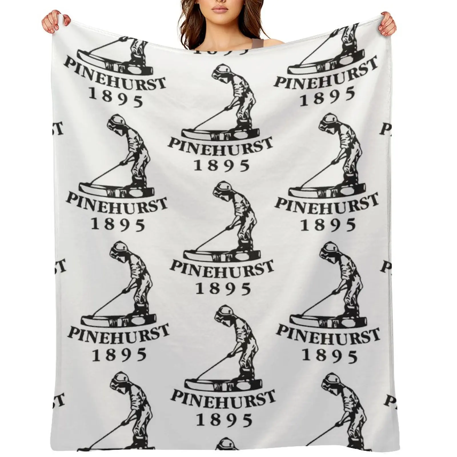

PINEHURST GOLF Throw Blanket Soft Big For Baby Winter beds Hairys Blankets