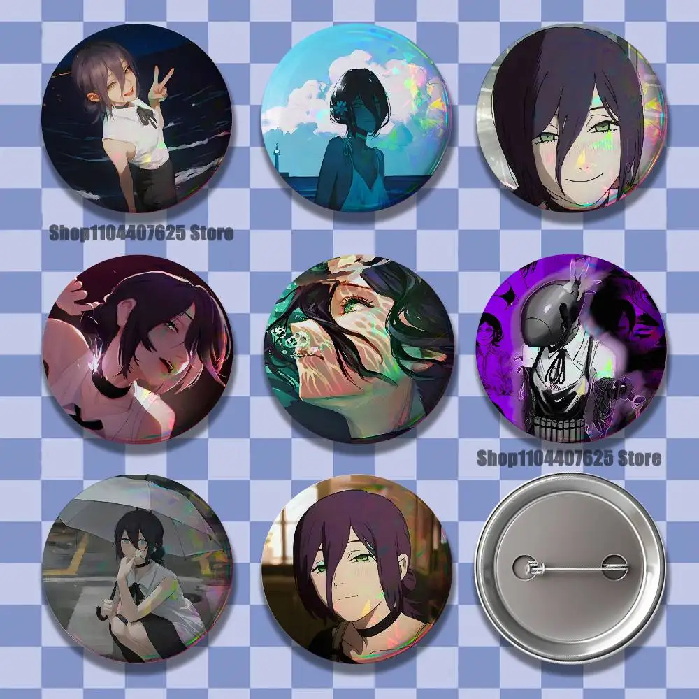 

Anime Characters R-Reze Badges Button Round Creative Pin Brooch Badge Bag Decor Accessories Fans Collect Friends Gifts