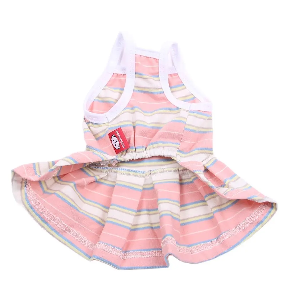 Dog Pet Clothes Dress Vest Striped Design Cat Puppy T-shirt Spring/Summer Clothes Apparel