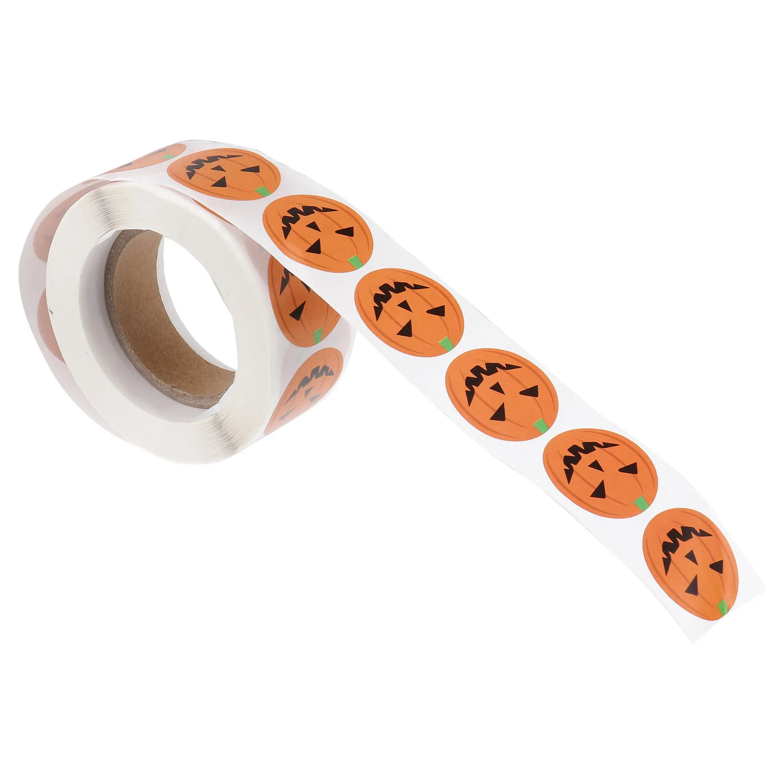 

Halloween Pumpkin Stickers Pack 3 Different Sizes Lifelike Design Removable No Residue Adhesive Decals for Festival Party